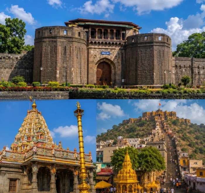 Pune Jejuri Narayanpur Tour Package featuring Jejuri Khandoba Temple, Narayanpur Datta Temple, Prati Balaji Temple and Pune heritage landmarks.