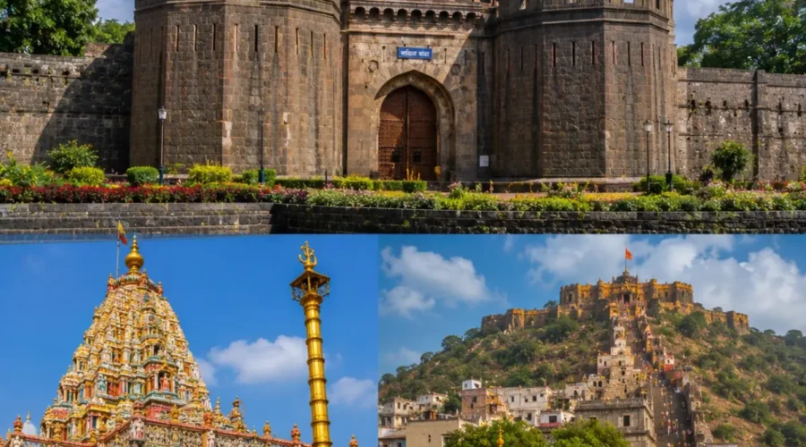 Pune Jejuri Narayanpur Tour Package featuring Jejuri Khandoba Temple, Narayanpur Datta Temple, Prati Balaji Temple and Pune heritage landmarks.