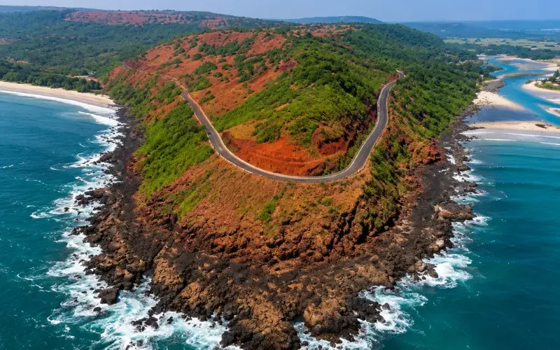 Ratnagiri Ganpatipule and Aare Ware coastal tour with Konkan beaches, Arabian Sea views and scenic coastal roads