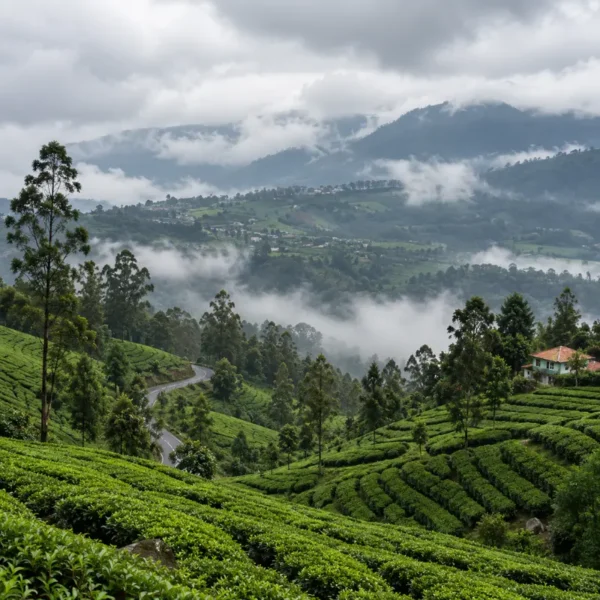 Southern Hills and Heritage Tour with coffee plantations, scenic lakes, royal landmarks and misty hill stations