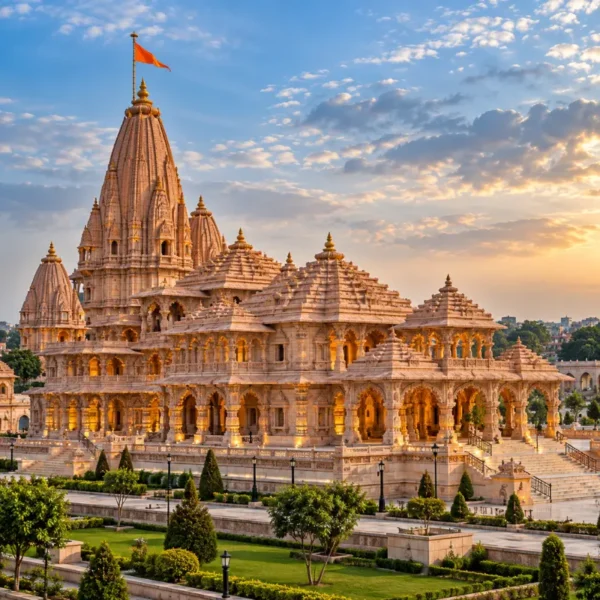 Spiritual Triangle Tour featuring Varanasi ghats, Triveni Sangam in Prayagraj and Ram Mandir in Ayodhya