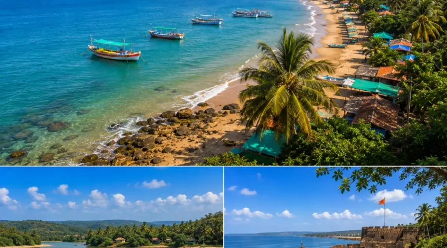 Tarkarli Devbagh Vengurla Tour Package featuring Tarkarli Beach, Devbagh Beach, Vengurla Beach, scuba diving, dolphin safari and the Konkan coastline.