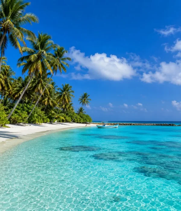 Lakshadweep Island Tour Package (4N/5D) featuring pristine beaches, turquoise lagoons, coral reefs, water sports and tropical island landscapes.