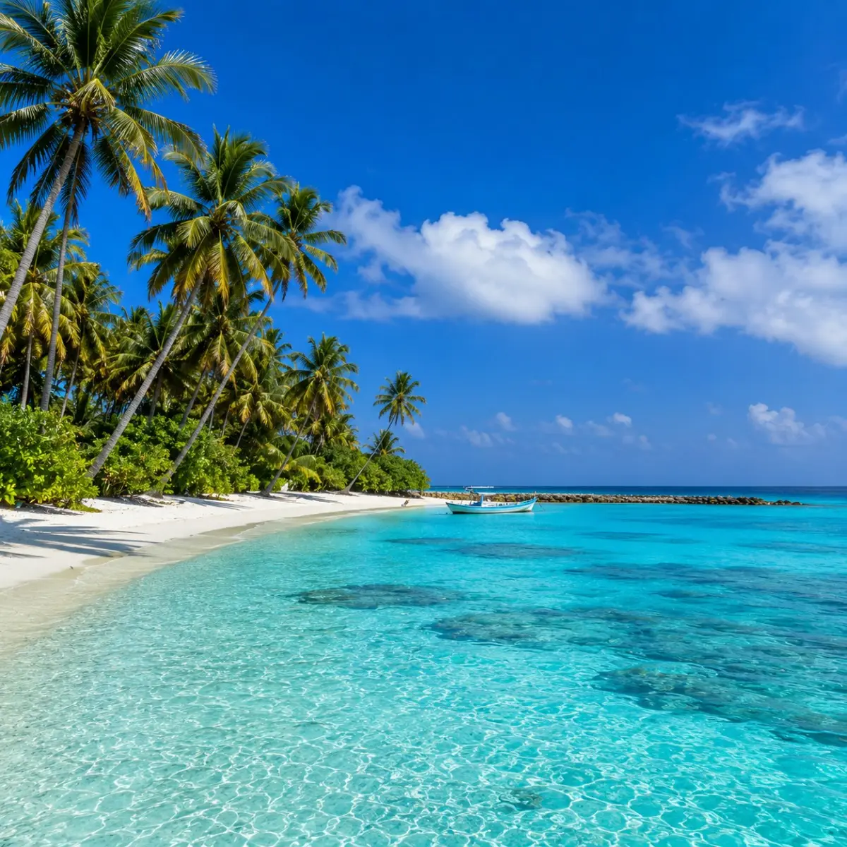 Lakshadweep Island Tour Package (4N/5D) featuring pristine beaches, turquoise lagoons, coral reefs, water sports and tropical island landscapes.