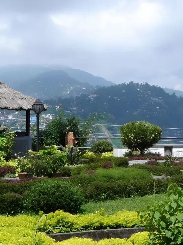 Gangtok Kalimpong Darjeeling package with scenic hill garden, misty mountains, lush greenery and peaceful Himalayan views
