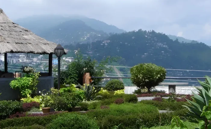 Gangtok Kalimpong Darjeeling package with scenic hill garden, misty mountains, lush greenery and peaceful Himalayan views