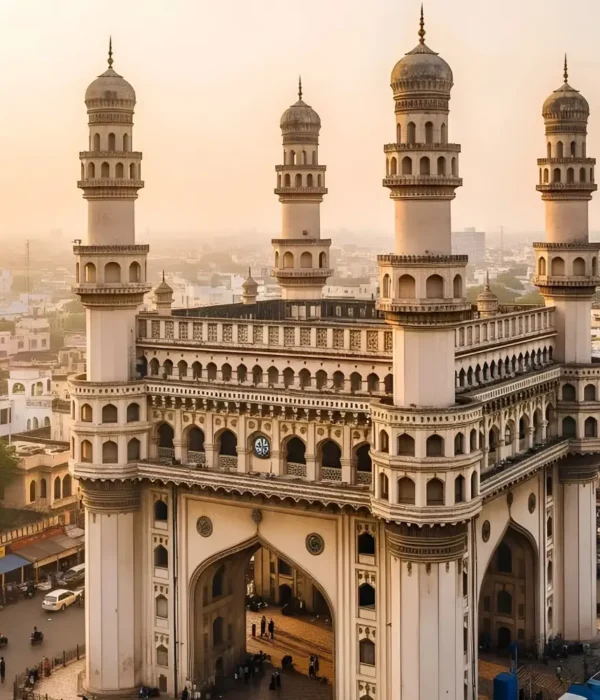 Hyderabad City Highlights Package featuring Charminar, heritage architecture and iconic Telangana sightseeing landmark