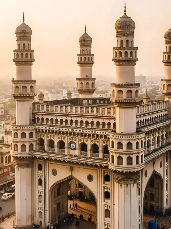 Hyderabad City Highlights Package featuring Charminar, heritage architecture and iconic Telangana sightseeing landmark