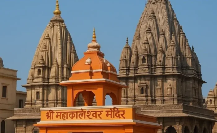 Indore Ujjain Omkareshwar tour package image featuring Shri Mahakaleshwar Temple and spiritual heritage in Madhya Pradesh