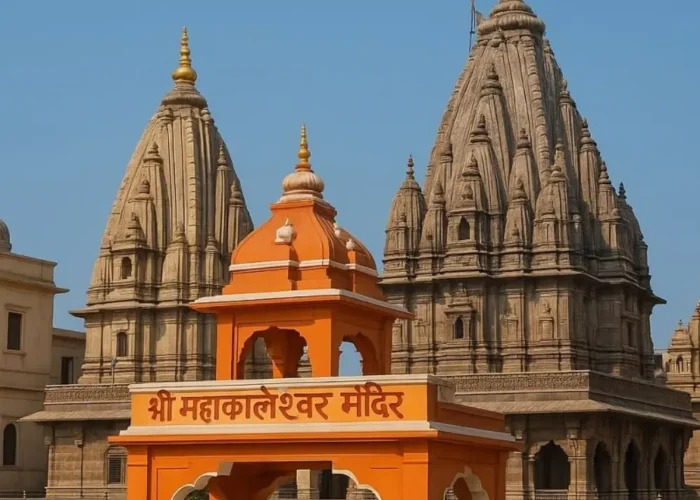 Indore Ujjain Omkareshwar tour package image featuring Shri Mahakaleshwar Temple and spiritual heritage in Madhya Pradesh