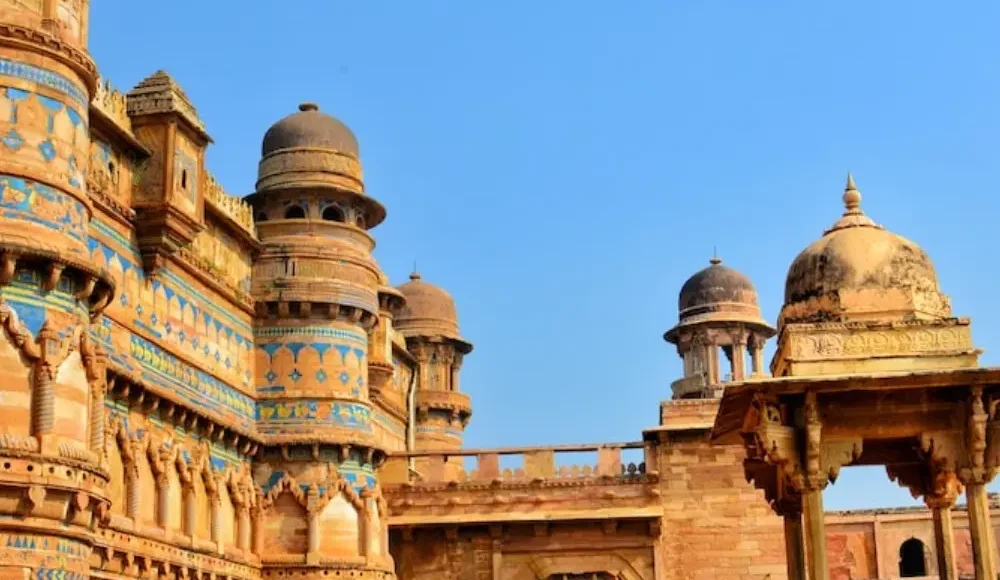 Khajuraho Orchha Gwalior Heritage Tour image featuring historic fort architecture and royal heritage monuments in Madhya Pradesh