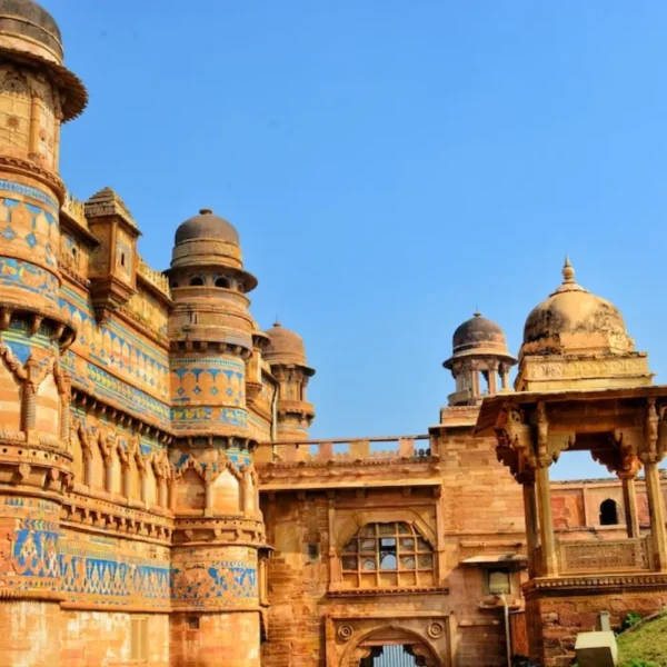 Khajuraho Orchha Gwalior Heritage Tour image featuring historic fort architecture and royal heritage monuments in Madhya Pradesh