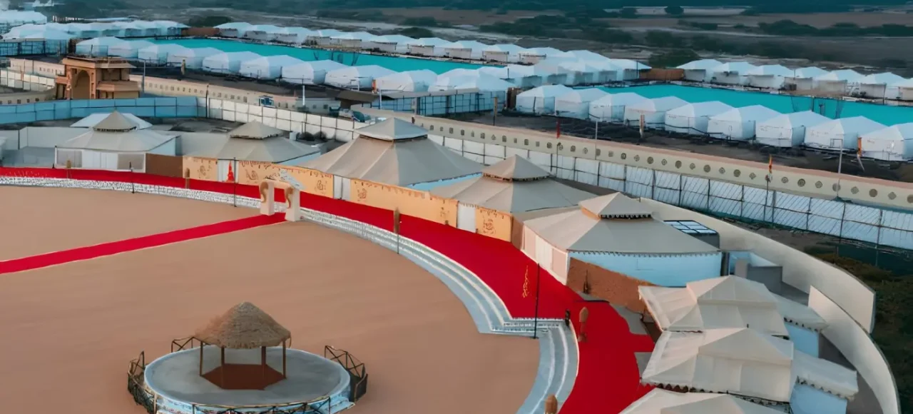 Kutch Rann Utsav tent city in Gujarat with luxury stay, desert camp, cultural venue and scenic festival setting