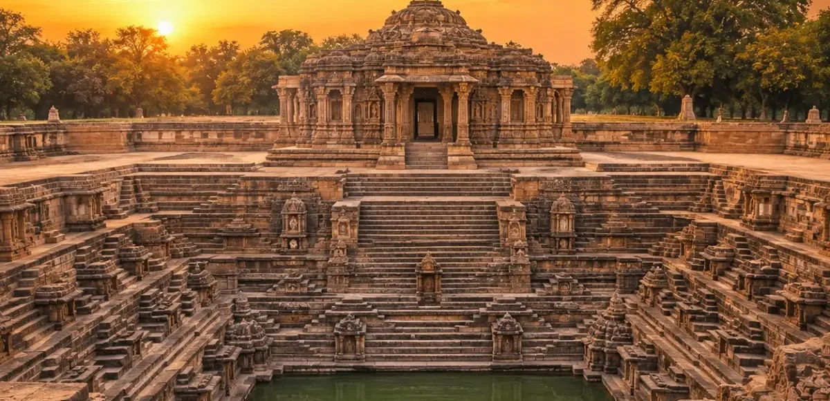 Ahmedabad Modhera Patan Kutch Tour Package featuring Sabarmati Ashram, Modhera Sun Temple, Rani Ki Vav, White Rann of Kutch and Bhuj.