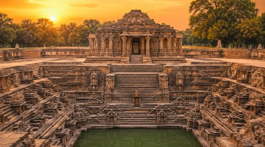 Ahmedabad Modhera Patan Kutch Tour Package featuring Sabarmati Ashram, Modhera Sun Temple, Rani Ki Vav, White Rann of Kutch and Bhuj.
