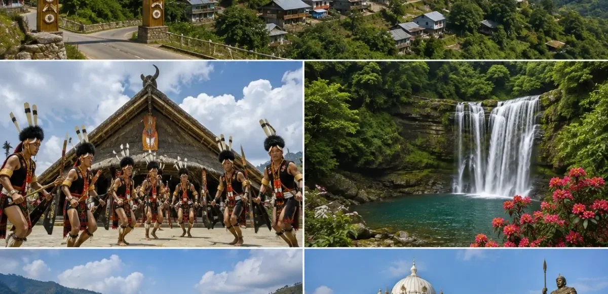 Aizawl, Reiek & Champhai Tour Package featuring Reiek Heritage Village, Champhai Valley, vineyards and the scenic hills of Mizoram