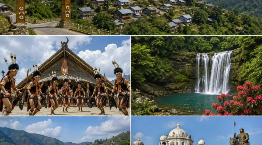 Aizawl, Reiek & Champhai Tour Package featuring Reiek Heritage Village, Champhai Valley, vineyards and the scenic hills of Mizoram