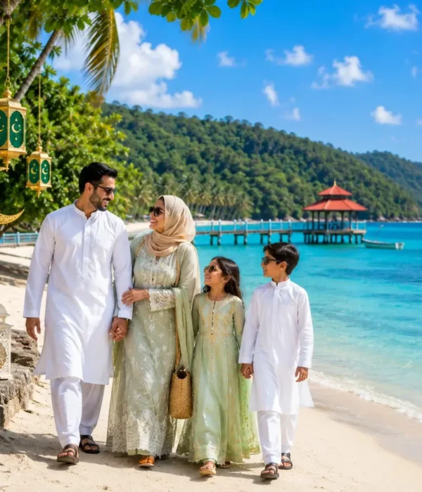 Andaman Island Eid Escape Tour Package featuring Port Blair, Havelock Island, Neil Island, Radhanagar Beach and crystal-clear turquoise waters.
