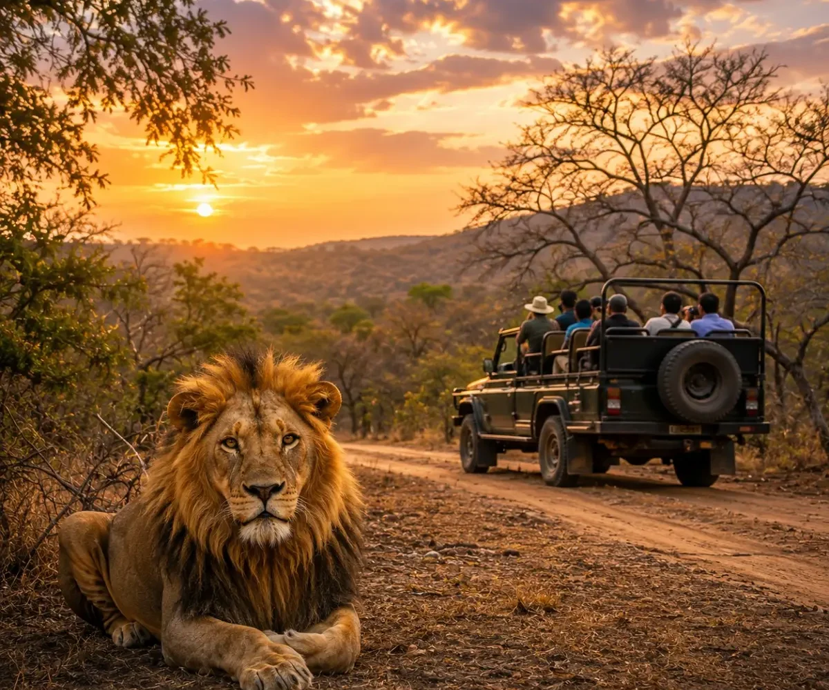 Dwarka Somnath Gir Tour Package featuring Dwarkadhish Temple, Somnath Temple, Gir National Park, Asiatic Lion and Bet Dwarka.