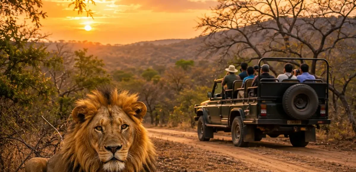 Dwarka Somnath Gir Tour Package featuring Dwarkadhish Temple, Somnath Temple, Gir National Park, Asiatic Lion and Bet Dwarka.