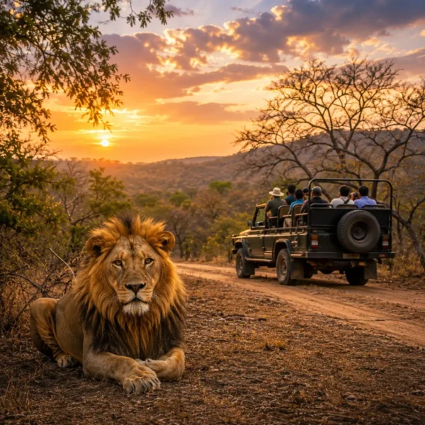 Dwarka Somnath Gir Tour Package featuring Dwarkadhish Temple, Somnath Temple, Gir National Park, Asiatic Lion and Bet Dwarka.