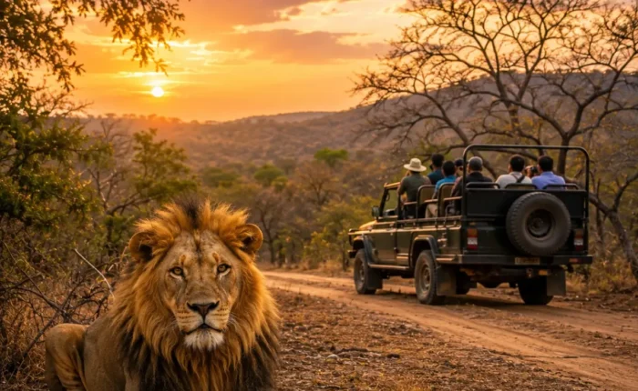 Dwarka Somnath Gir Tour Package featuring Dwarkadhish Temple, Somnath Temple, Gir National Park, Asiatic Lion and Bet Dwarka.