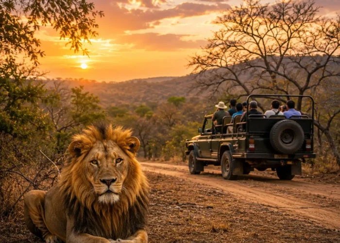 Dwarka Somnath Gir Tour Package featuring Dwarkadhish Temple, Somnath Temple, Gir National Park, Asiatic Lion and Bet Dwarka.