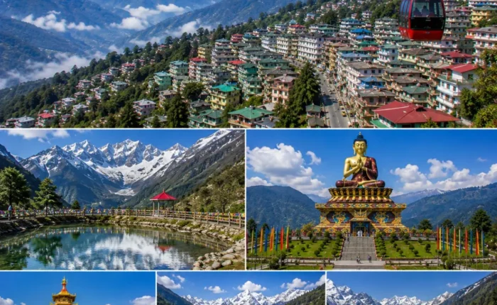 Gangtok Lachung Pelling Tour Package featuring Tsomgo Lake, Yumthang Valley, Zero Point, Pelling Skywalk and Mount Kanchenjunga.