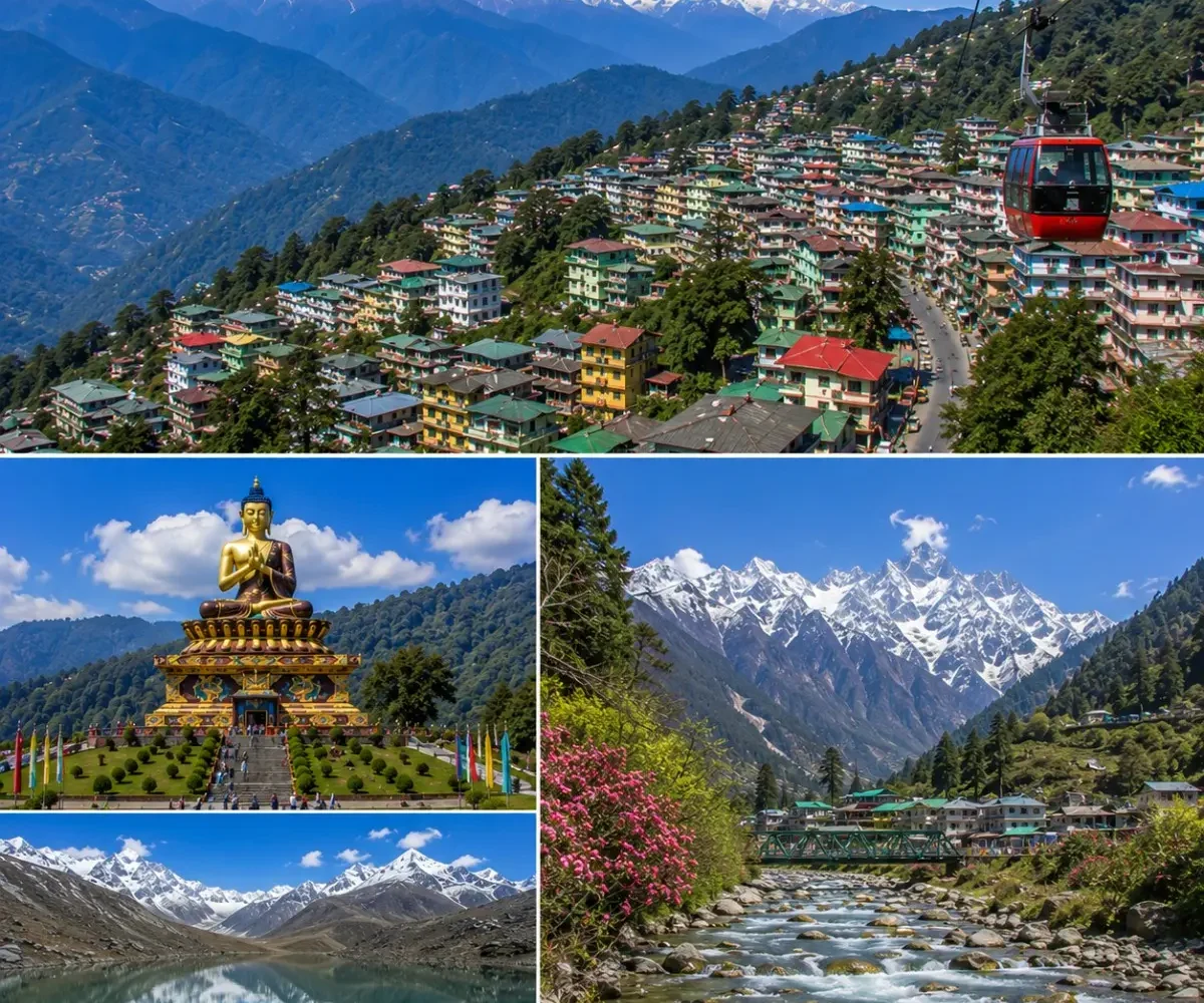 Gangtok Lachung Tour Package featuring Tsomgo Lake, Yumthang Valley, Zero Point, Baba Harbhajan Singh Mandir and Mount Kanchenjunga.