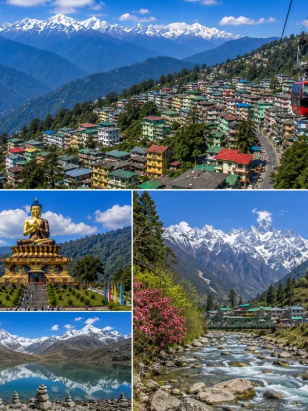 Gangtok Lachung Tour Package featuring Tsomgo Lake, Yumthang Valley, Zero Point, Baba Harbhajan Singh Mandir and Mount Kanchenjunga.