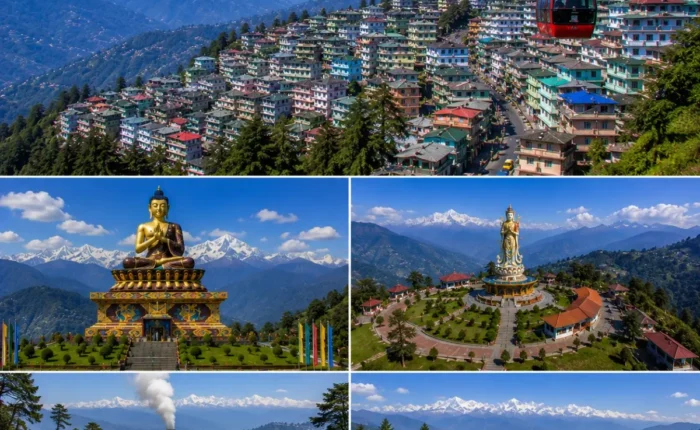 Gangtok Pelling Darjeeling Tour Package featuring Tsomgo Lake, Pelling Skywalk, Tiger Hill, Batasia Loop, Rumtek Monastery and Mount Kanchenjunga.