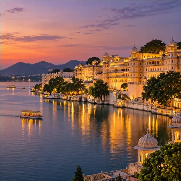 aipur Jodhpur and Udaipur Rajasthan tour featuring royal forts, historic palaces and scenic lakes