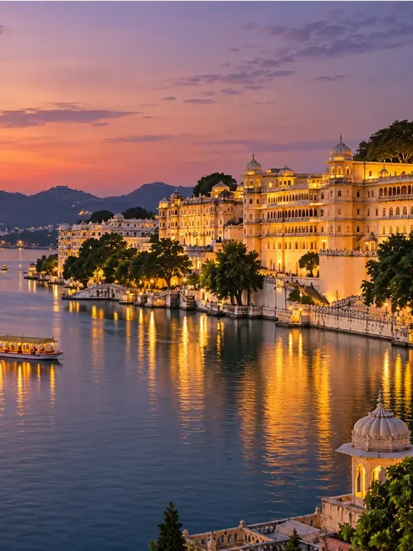 aipur Jodhpur and Udaipur Rajasthan tour featuring royal forts, historic palaces and scenic lakes