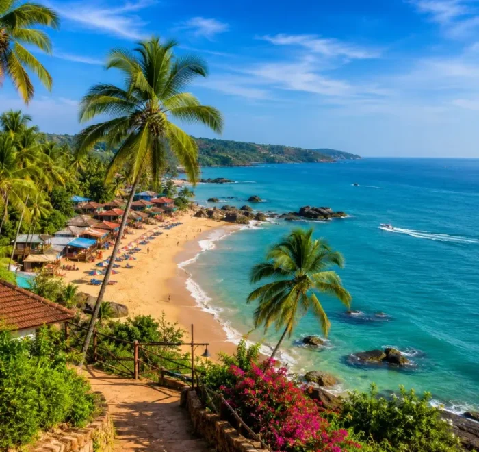 Goa 2 Nights 3 Days bus sightseeing package featuring North Goa, South Goa, beaches, churches, forts and scenic coastal attractions.