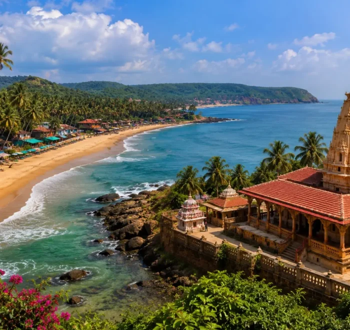 Goa and Ganpatipule Tour 4 Nights 5 Days bus package from Mumbai featuring Goa beaches, Ganpatipule Temple and the Konkan coastline.
