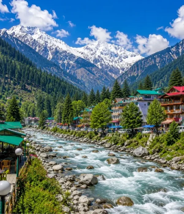 Himachal Pradesh 5 Nights 6 Days bus package from Delhi featuring Shimla, Manali, Kufri, Solang Valley and scenic Himalayan landscapes.