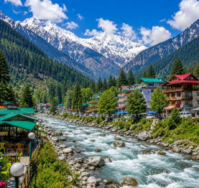 Himachal Pradesh 5 Nights 6 Days bus package from Delhi featuring Shimla, Manali, Kufri, Solang Valley and scenic Himalayan landscapes.