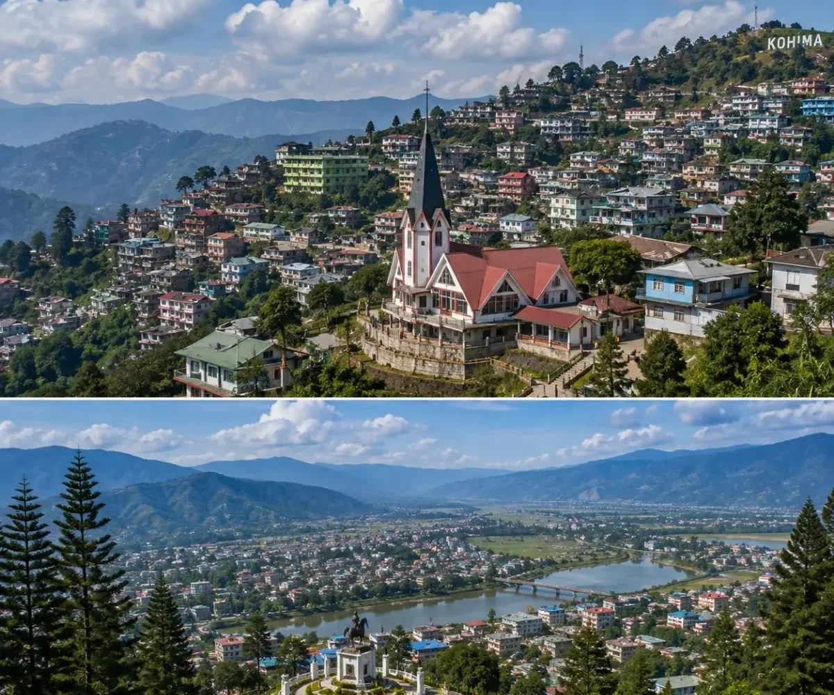 Kohima & Imphal Tour Package featuring Kohima War Cemetery, Kisama Heritage Village, Loktak Lake and INA Memorial