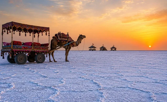Kutch Bhuj Mandvi Rann of Kutch Tour Package featuring White Rann of Kutch, Bhuj, Mandvi Beach, Vijay Vilas Palace and Kala Dungar.