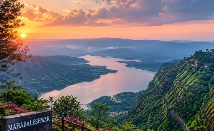 Mahabaleshwar 2 Nights 3 Days tour package by bus featuring scenic viewpoints, Venna Lake, Mapro Garden and strawberry farms
