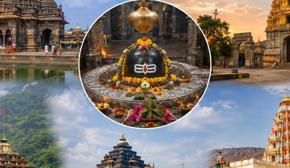 Maharashtra 5 Jyotirlinga Darshan 4 Nights 5 Days bus package from Mumbai covering Trimbakeshwar, Bhimashankar, Grishneshwar, Aundha Nagnath and Parli Vaijnath temples.
