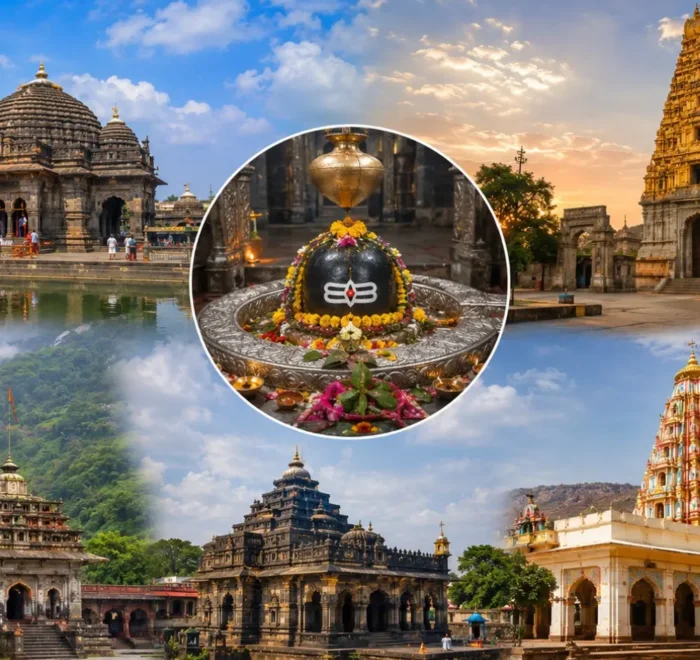 Maharashtra 5 Jyotirlinga Darshan 4 Nights 5 Days bus package from Mumbai covering Trimbakeshwar, Bhimashankar, Grishneshwar, Aundha Nagnath and Parli Vaijnath temples.