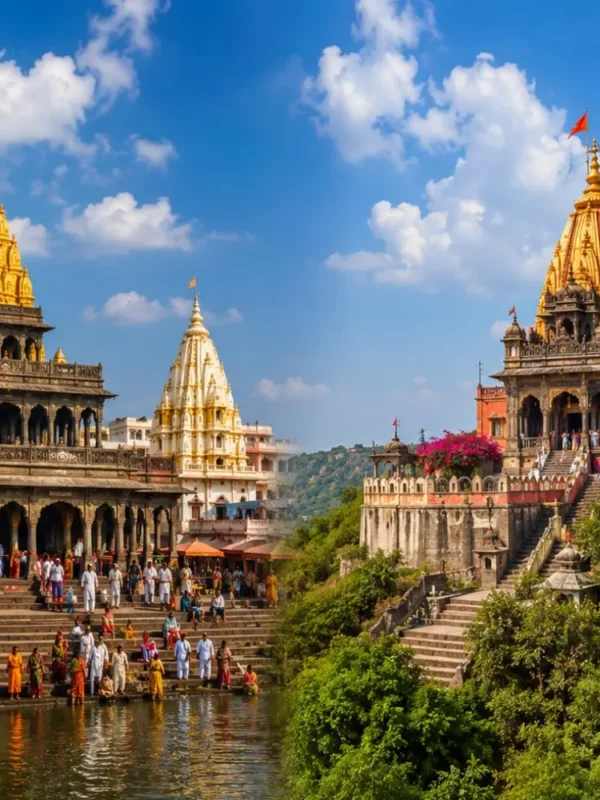 Pandharpur Pilgrimage Tour 3 Days 2 Nights bus package featuring Shri Vitthal-Rukmini Temple and a spiritual journey in Maharashtra.