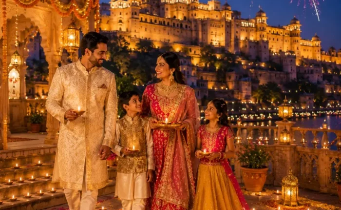 Rajasthan Royal Diwali Tour Package featuring Jaipur, Udaipur, Jodhpur, royal palaces, forts and festive Diwali celebrations.