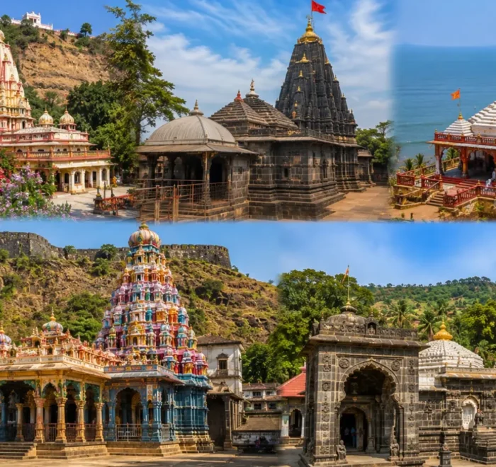 Sade Teen Shaktipeeth Tour 4 Nights 5 Days bus package from Mumbai covering Mahalakshmi Kolhapur, Tulja Bhavani, Renuka Mata and Saptashrungi temples.