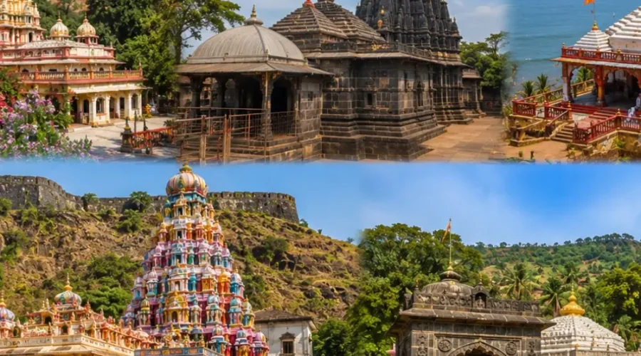 Sade Teen Shaktipeeth Tour 4 Nights 5 Days bus package from Mumbai covering Mahalakshmi Kolhapur, Tulja Bhavani, Renuka Mata and Saptashrungi temples.