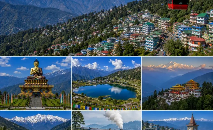 Sikkim Darjeeling Grand Tour Package featuring Tsomgo Lake, Yumthang Valley, Pelling Skywalk, Tiger Hill, Darjeeling Toy Train and Mount Kanchenjunga.