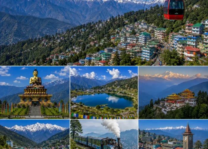 Sikkim Darjeeling Grand Tour Package featuring Tsomgo Lake, Yumthang Valley, Pelling Skywalk, Tiger Hill, Darjeeling Toy Train and Mount Kanchenjunga.