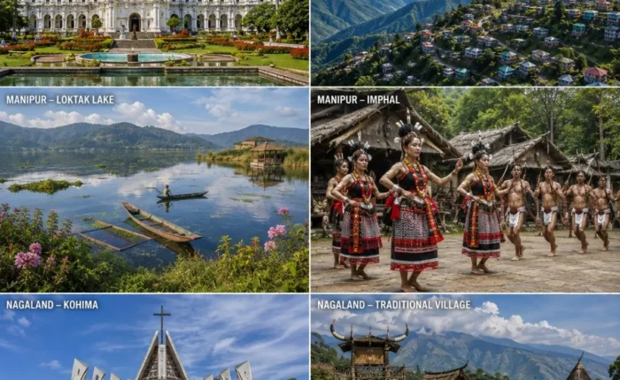 Tripura, Mizoram, Manipur & Nagaland Tour Package featuring Unakoti, Neermahal, Aizawl, Loktak Lake and Kohima