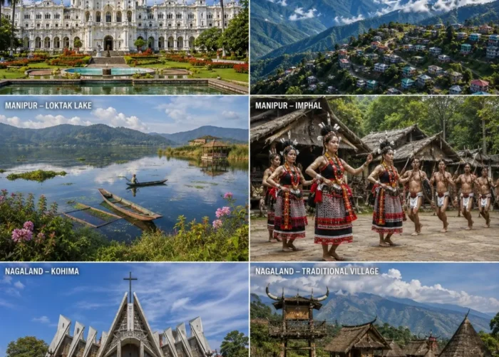 Tripura, Mizoram, Manipur & Nagaland Tour Package featuring Unakoti, Neermahal, Aizawl, Loktak Lake and Kohima